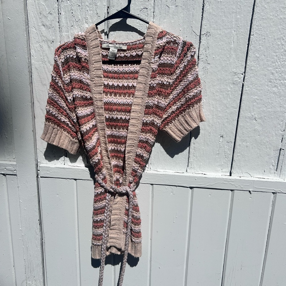 American Rag Multicolor Striped Cardigan